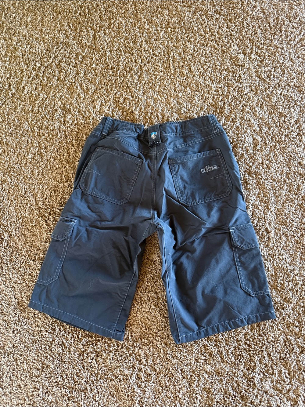 Kuhl Kids Navy Blue Cargo Shorts